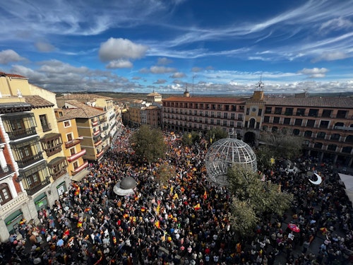 Manifestación contra la amnistía, en directo: última hora de las protestas en Madrid, Sol y Ferraz, y el resto de capitales de provincias de España hoy