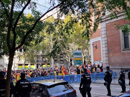 Manifestación contra la amnistía, en directo: última hora de las protestas en Madrid, Sol y Ferraz, y el resto de capitales de provincias de España hoy