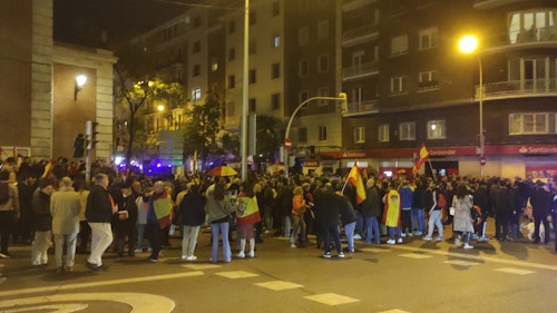 Manifestación en Ferraz hoy contra la ley de amnistía: última hora en Madrid y reacciones a la investidura de Pedro Sánchez