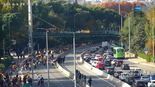 Protestas en Madrid contra la amnistía hoy: última hora de la manifestación en Cibeles y en Ferraz en directo