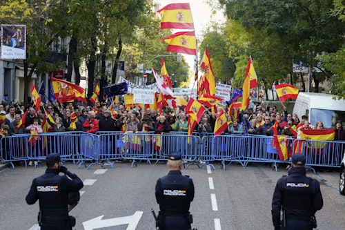 Manifestación Contra La Amnistía Y Por La Igualdad De Los Españoles