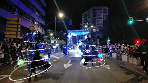 Los Reyes Magos cierran su multitudinaria visita a Valladolid