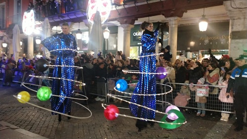Los Reyes Magos cierran su multitudinaria visita a Valladolid