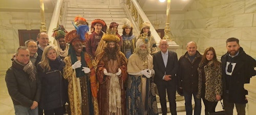 Los Reyes Magos cierran su multitudinaria visita a Valladolid