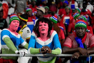 Pas la joie chez les Gambiens...