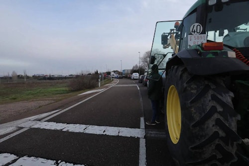 Así hemos contado las tractoradas en Salamanca, minuto a minuto