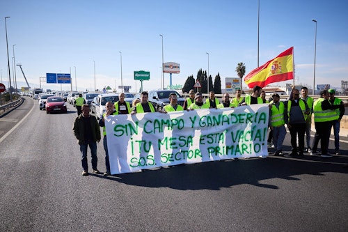 Así hemos contado la tractorada de este martes en Granada