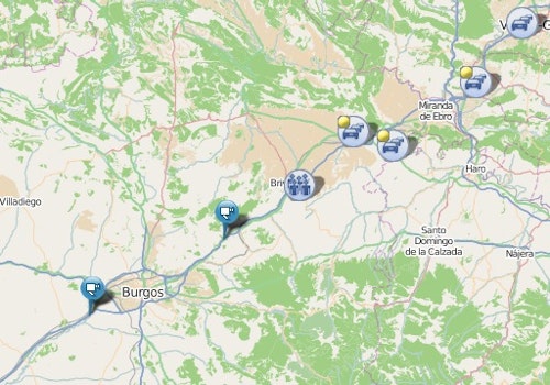 Segundo día de protestas con tractores cortando la A-1 y otras vías de Burgos