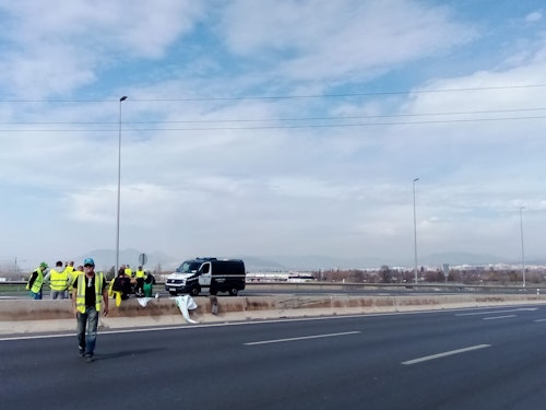 Así hemos contado la tractorada de este martes en Granada