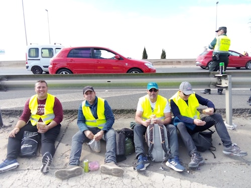 Así hemos contado la tractorada de este martes en Granada