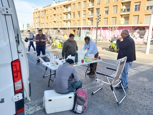 Protesta de tractores en Murcia, en directo | Los agricultores se retiran de la ciudad pero siguen en el Puerto de la Cadena