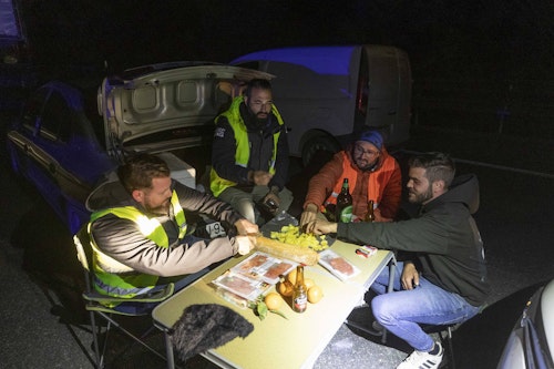 Directo | Los tractores abandonan el Puerto de la Cadena y la MU-30