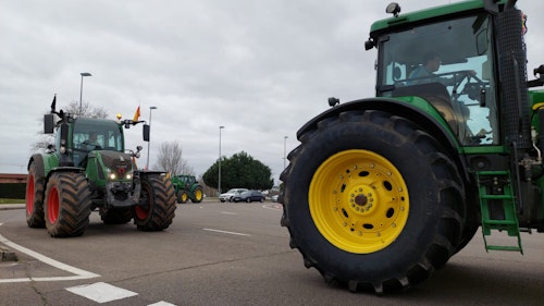 Así le hemos contado en directo la segunda jornada de protestas de los agricultores en Salamanca