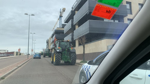 Así le hemos contado en directo la segunda jornada de protestas de los agricultores en Salamanca