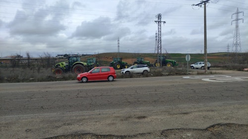 Así le hemos contado en directo la segunda jornada de protestas de los agricultores en Salamanca