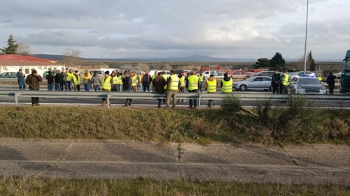 Así le hemos contado en directo la segunda jornada de protestas de los agricultores en Salamanca