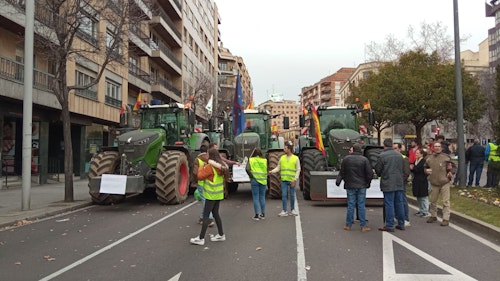 Así te hemos contado la manifestación de los agricultores y ganaderos de este jueves