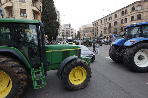 Así te hemos contado la manifestación de los agricultores y ganaderos de este jueves