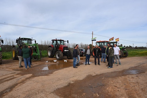Así hemos narrado el cuarto día de protestas agrarias en Extremadura