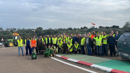 Así hemos narrado el cuarto día de protestas agrarias en Extremadura