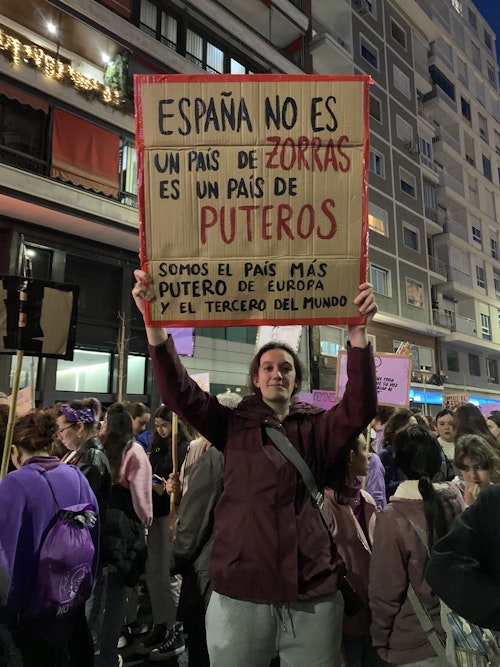 El feminismo dice en Murcia basta a las agresiones sexuales y se acuerda de Palestina
