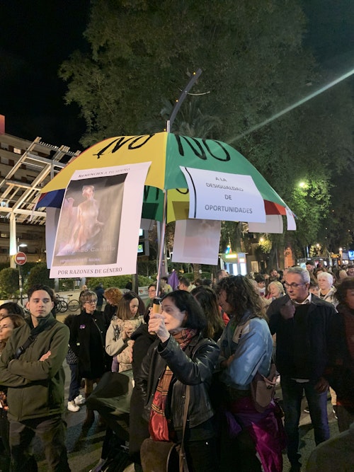 El feminismo dice en Murcia basta a las agresiones sexuales y se acuerda de Palestina