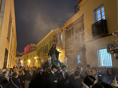 Viernes de Dolores, jornada de tradición cofrade en Málaga