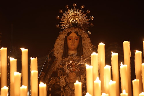 Viernes de Dolores, jornada de tradición cofrade en Málaga