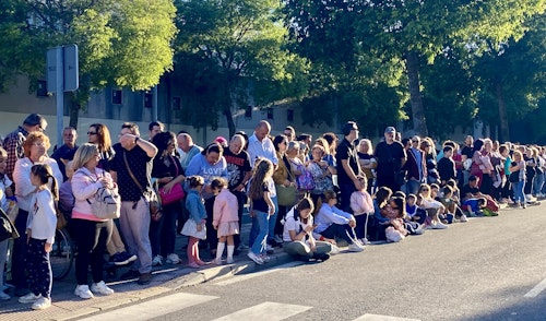 Así hemos narrado el desfile de San Jorge en Cáceres