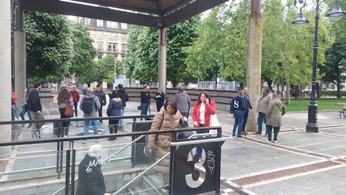 Manifestación contra la contaminación en Gijón: «Hay días que no se puede respirar»