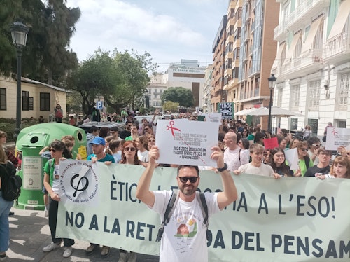 Así ha sido la jornada de huelga en la educación valenciana