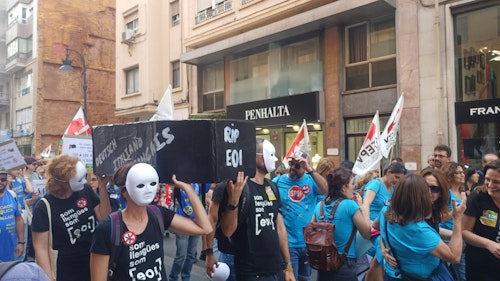 Así ha sido la jornada de huelga en la educación valenciana