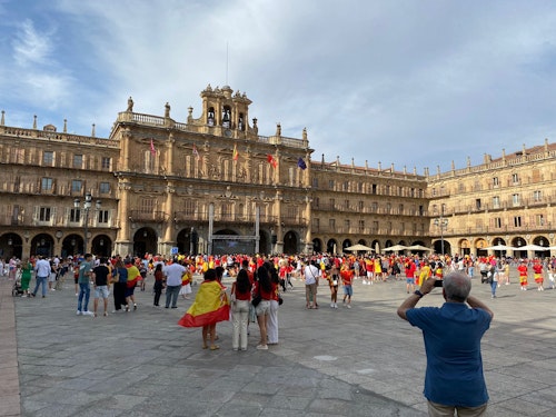 Así ha vibrado Salamanca con el triunfo de España