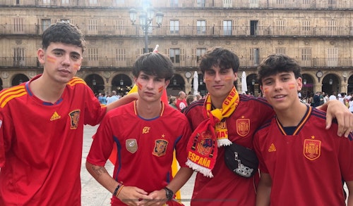 Así ha vibrado Salamanca con el triunfo de España