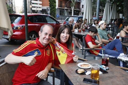 Así ha vibrado Salamanca con el triunfo de España