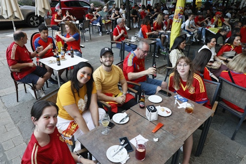 Así ha vibrado Salamanca con el triunfo de España