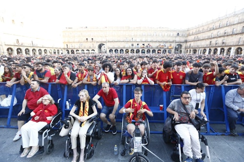 Así ha vibrado Salamanca con el triunfo de España