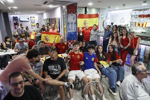 Así ha vibrado Salamanca con el triunfo de España