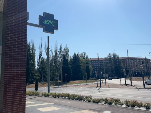 Álava se achicharra y marca una temperatura máxima de 42,8 grados