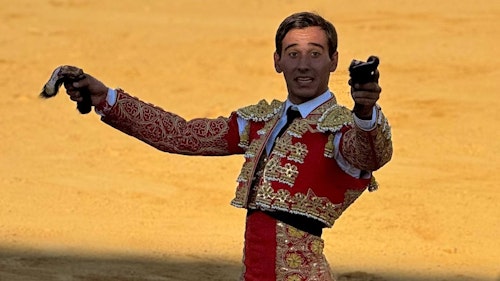 Ismael Martín y Sergio Pérez, a hombros en La Florida