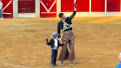 Ismael Martín y Sergio Pérez, a hombros en La Florida