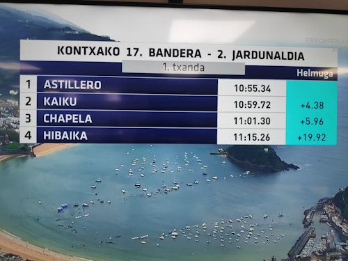 La bandera de La Concha, en directo