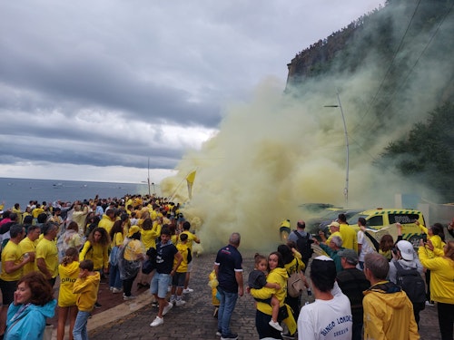 La bandera de La Concha, en directo