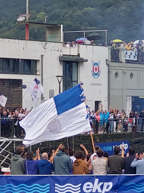 La bandera de La Concha, en directo