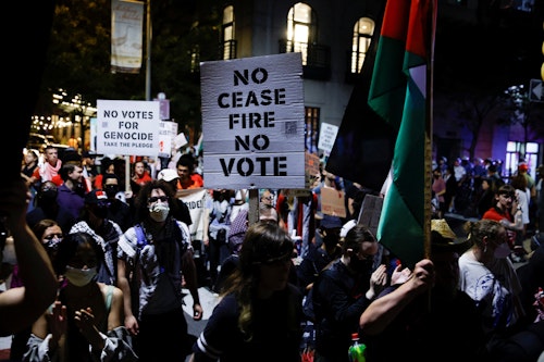 Se reportan protestas frente al lugar del debate presidencial 