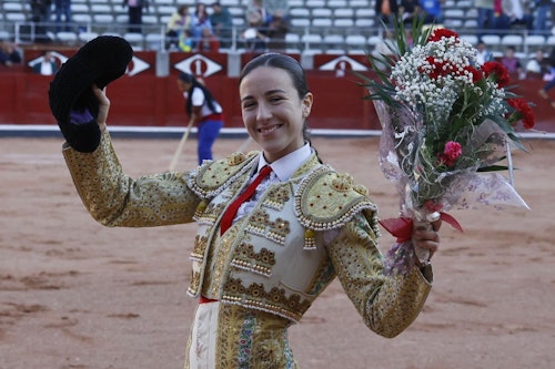 Puerta grande de Jesús de la Calzada en la primera de abono de la Feria taurina de Salamanca
