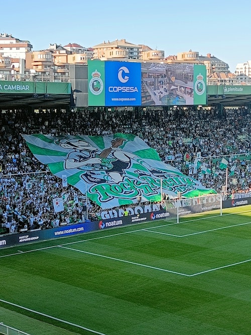 El Racing-Sporting, en directo