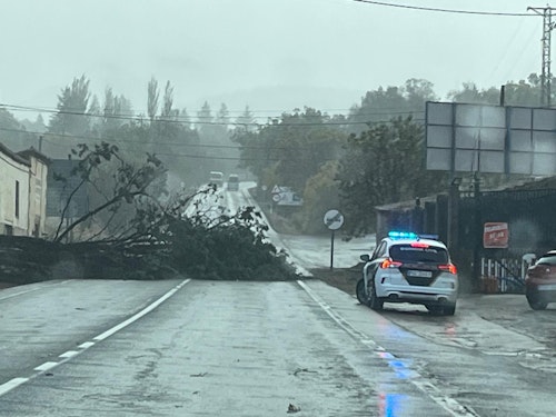 Las consecuencias del huracán Kirk en Salamanca en directo