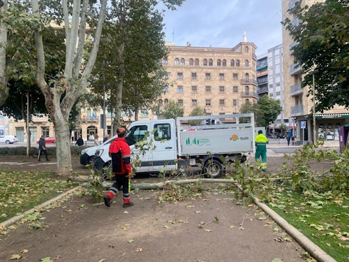 Las consecuencias del huracán Kirk en Salamanca en directo
