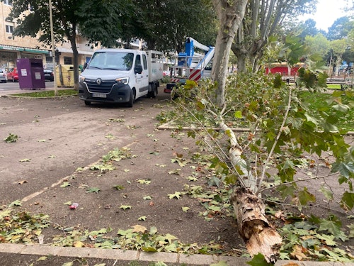 Las consecuencias del huracán Kirk en Salamanca en directo